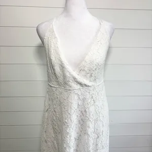 Showpo White Lace Wedding Party Dress‎ Size 10 thumbnail 6