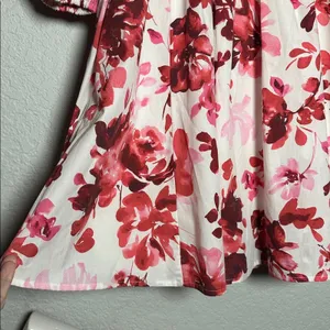 NEW Abercrombie & Fitch Emerson Poplin XST Mini Dress Summer Vaca Floral Tall thumbnail 10