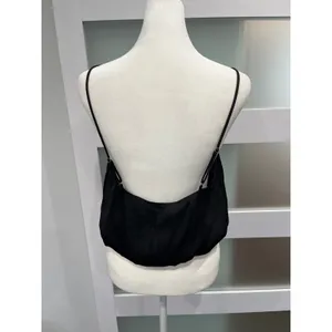 SeaShell Black V-Neck Cropped Camisole Top Adjustable Straps Size M‎ JT512D thumbnail 3