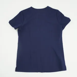 FIGS Technical Collection Navy Blue‎ V-Neck Scrub Top Womens XS 2-Pocket thumbnail 2