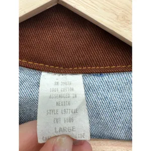 Vtg Birdhouse Chore Barn Coat Sz L Button Front Denim Country Pockets Workwear‎ thumbnail 6