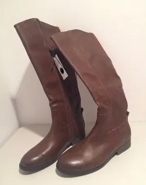 Knee High Boots, Size 8 1/2 Brown thumbnail 1