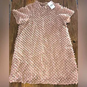 Listical Adeline clothing dress light pink super cute size M thumbnail 1