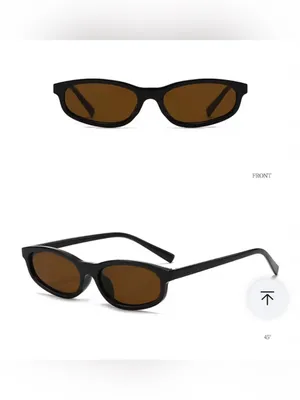Small Oval Sunglasses Women Classic Shades Daily Leisure Travel Shades Eyewear thumbnail 6