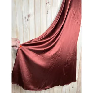 NWT Lulus Purely Elegant Rust Brown Satin Twist-Back Maxi Dress Bridesmaid Sz M thumbnail 5