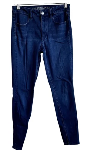 American Eagle Outfitters‎ Hi-Rise jegging dark wash aeo denim jeans women's 8 thumbnail 1