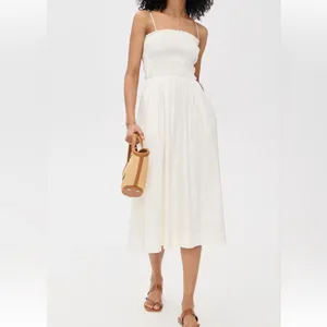 NEW NWT Reformation Kerrie dress in white thumbnail 2