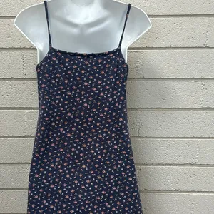 Brandy Melville Blue Floral Mini Dress one size thumbnail 8