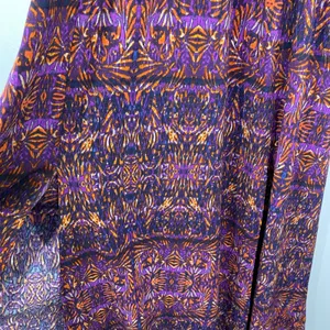 Jack by BB Dakota Purple Orange Printed V-Neck Maxi Dress Women's Size Medium M thumbnail 5