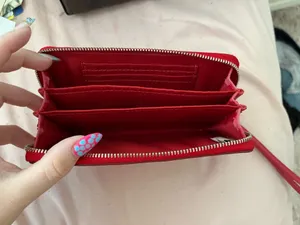 Red Coach Wallet Wristlet thumbnail 2