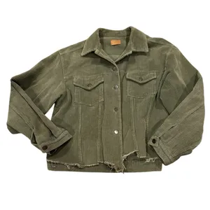 POL Olive Green Goblincore Corduroy Jacket M thumbnail 3