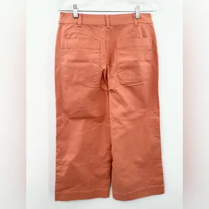 Madewell Slim Emmett Wide Leg‎ Crop Jeans Peach Size 30 Women's thumbnail 2