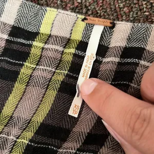 Free people‎ falling stars plaid mini dress thumbnail 10
