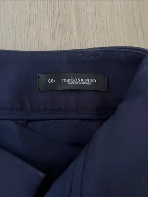 LOFT Petites Marisa Skinny Pant in Navy Blue Size 00P thumbnail 4