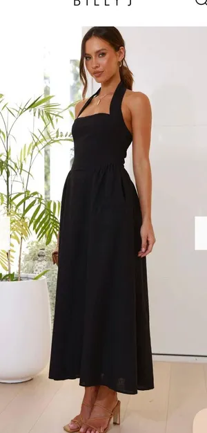 Billy J Boutique Caden maxi dress Black Size 8 thumbnail 1