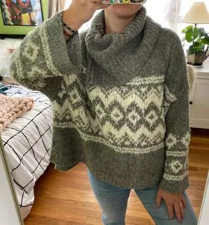 Free People Oversized Chunky Sweater thumbnail 3