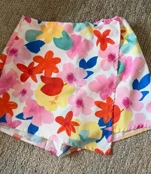 Shein Floral Mini Skort thumbnail 1