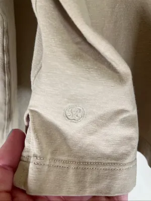 Women’s Lululemon Long-Sleeve Crewneck Top — Taupe size Small? thumbnail 2