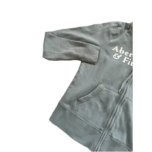 Abercrombie & Fitch Sweater Womens Small Steel Blue Full Zip Hoodie Long‎ Sleeve thumbnail 3