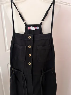 Urban Outfitters Black Overalls. Size XS thumbnail 2