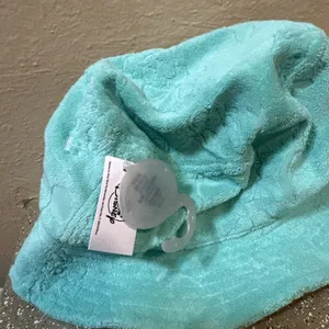 Disney Parks Mickey Mouse & Friends Terry‎ Cloth Towel Bucket Hat Teal NEW thumbnail 2