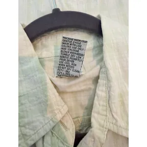 Bugle Boy Women's Size Med Light Yellow White Plaid Sleeveless Button Down VTG thumbnail 6
