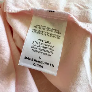 Hamptons Destinations Tennis Club Short Sleeve Graphic Tee Large Pink T-Shirt thumbnail 5
