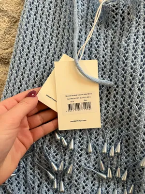 Peppermayo Mini Dress Blue Beaded thumbnail 3