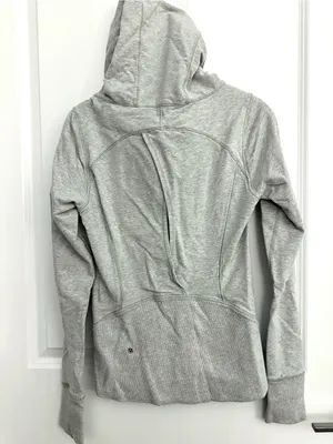 Lululemon Harmony Hoodie in Heathered Light Grey Size 4 thumbnail 5