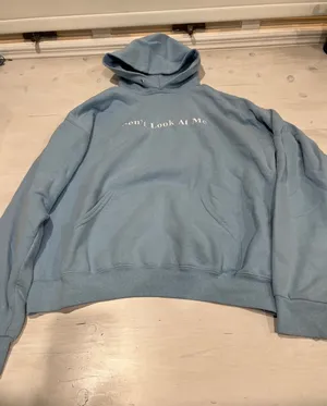 Oversized Hoodie Pullover Sweatshirt Don't Look At Me One Size‎ thumbnail 1