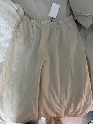 ZARA tied palazzo pants thumbnail 4