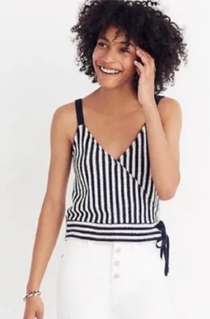 Madewell Stripe Wrap Tank thumbnail 1
