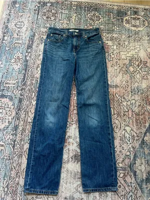 Levi's Women's Low Pro Relaxed Fit Straight Leg Jeans Denim Classic Size 25 thumbnail 7