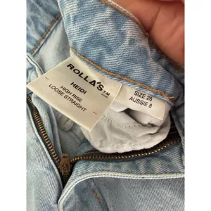 Rollas Eastcoast Flare Jeans Light Wash Distressed High Rise Wide Leg‎ 27 x 28 thumbnail 11