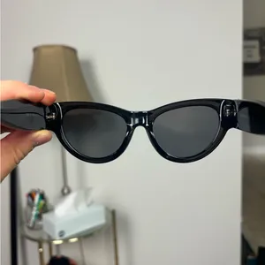 Saint Laurent Sunglasses SL M94 001‎ Shiny Black Frame Grey Lens thumbnail 10