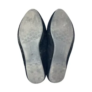 Birdies The Starling Black Velvet Pointed Toe Slip On Flats Loafers Shoes Sz 10 thumbnail 4