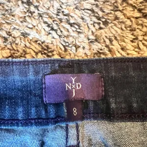 NYDJ Skinny Jeans Women Size 8 Dark Wash Polka Dot Lift Tuck Technology‎ thumbnail 3