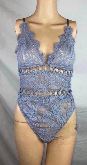 Victoria's Secret Lace Lingerie Bodysuit thumbnail 1
