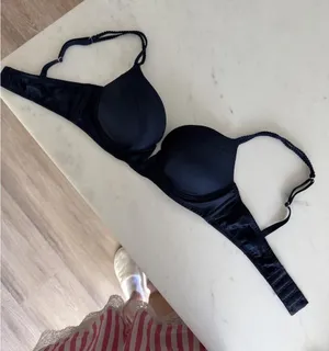 New Intimissimi silk push up bra Black Size undefined thumbnail 1