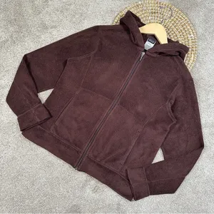 Patagonia Women’s Plush Synchilla Hoody Full Zip Longsleeve in Brown Size M thumbnail 2