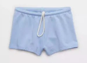 Aerie Baby Blue Sweat Shorts NWT thumbnail 4