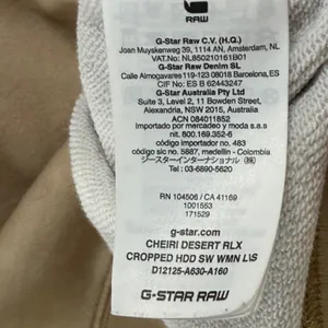 G Star Raw Jaden Smithh Forces Of Nature Desert Hoodie Womens M Sand Deer Moose thumbnail 14