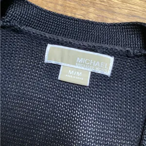Michael Michael Kors short waist snap front cardigan Black Size Medium thumbnail 4