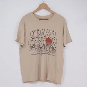Time and Tru Grand Canyon Arizona Graphic T-Shirt Tan Beige Large L 12-14 thumbnail 2