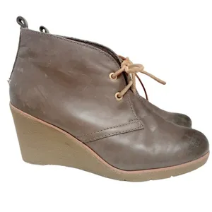 Sperry TopSider Harlow Wedge Chukka Boots Womens‎ Size 8M Burnished Leather thumbnail 2