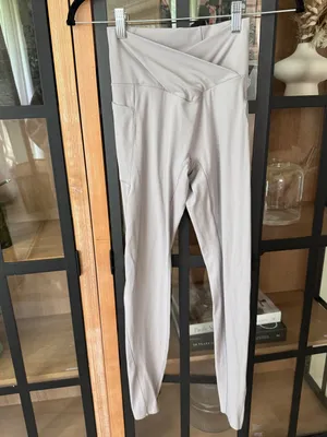 Halara SoftlyZero Crossover Pocket Plain Leggings UPF50+ high rise workout thumbnail 2