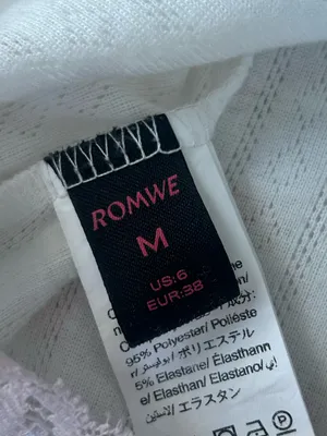 ROMWE White Floral Lace-Trim Cami Top thumbnail 3