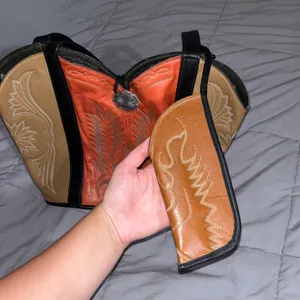 Erda Western Cowboy Boot Tote Bag Multiple thumbnail 4