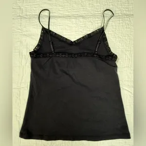 Esprit Black Lace-Trim Camisole thumbnail 3