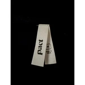 Pact Classic Fine Knit Collared Striped Mini Sweater Dress Size M Blue Beige thumbnail 4